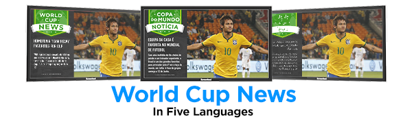 World Cup News in five languages