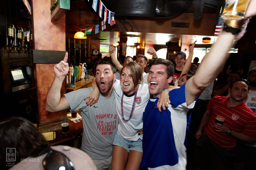 US fans during World Cup 2010