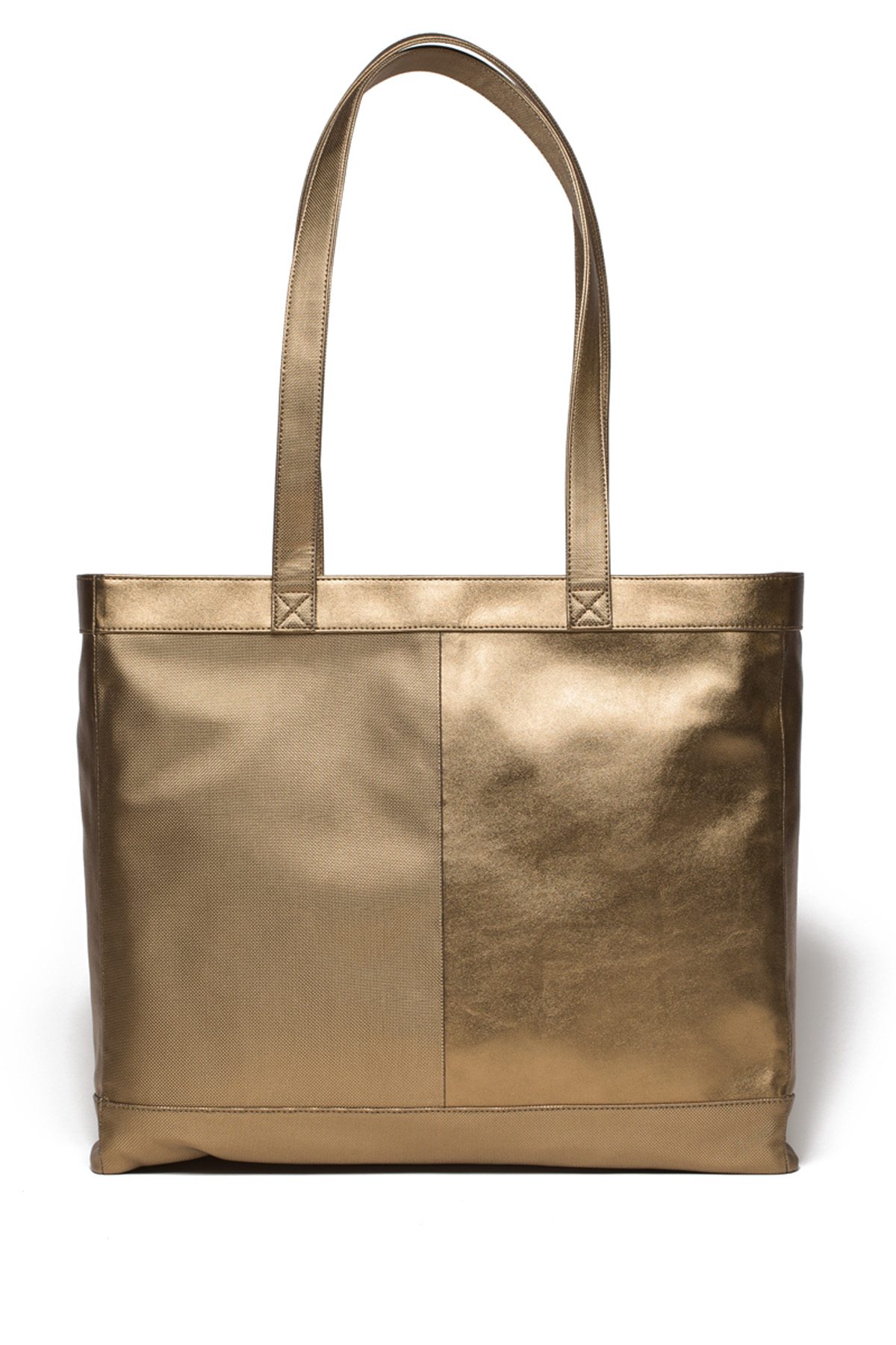 Jill Milan Tiburon Tote in gold metallic