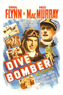“The Dive Bomber” starring Errol Flynn and Fred MacMurray based on the story by L. Ron Hubbard