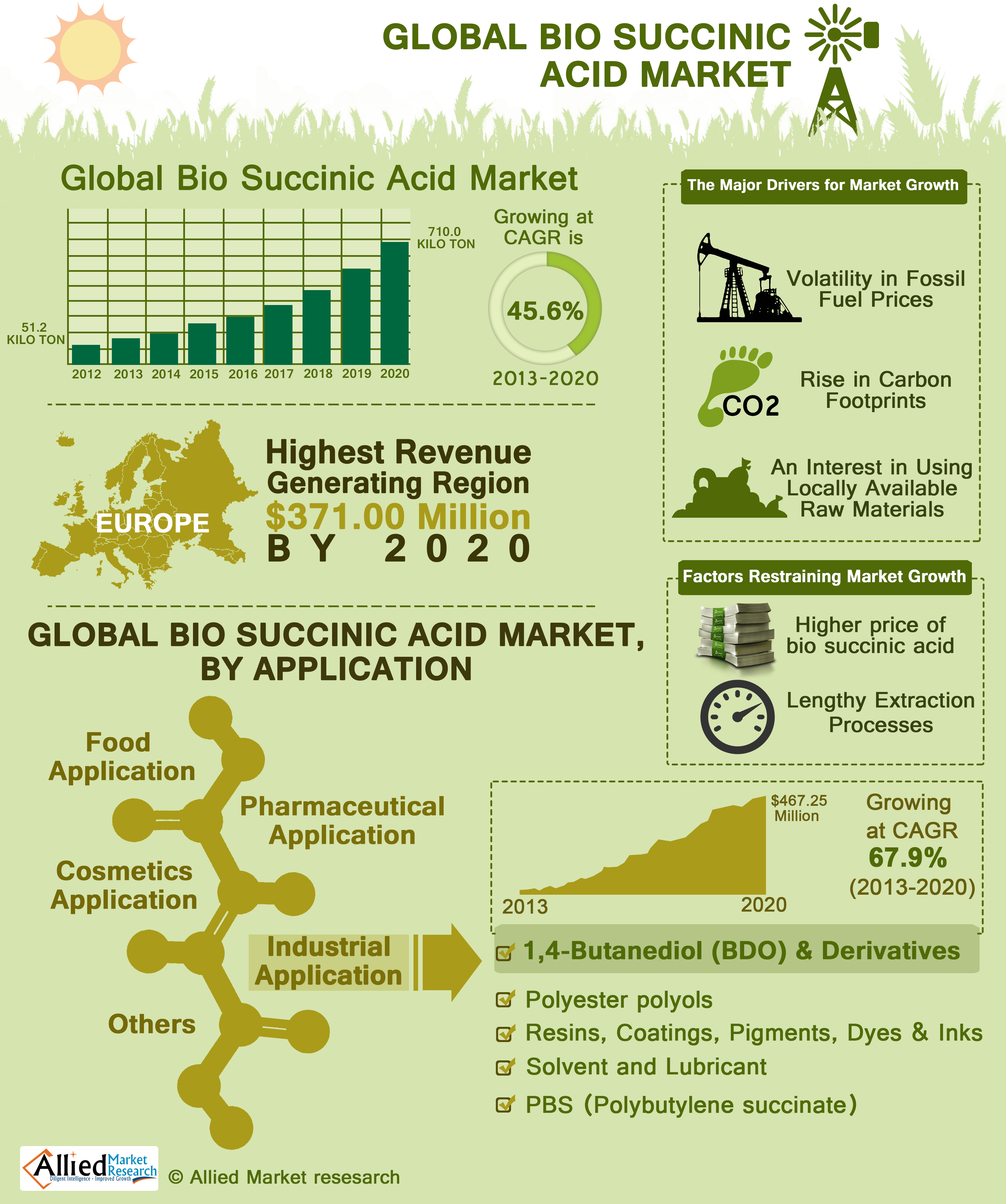 bio succinic acid market