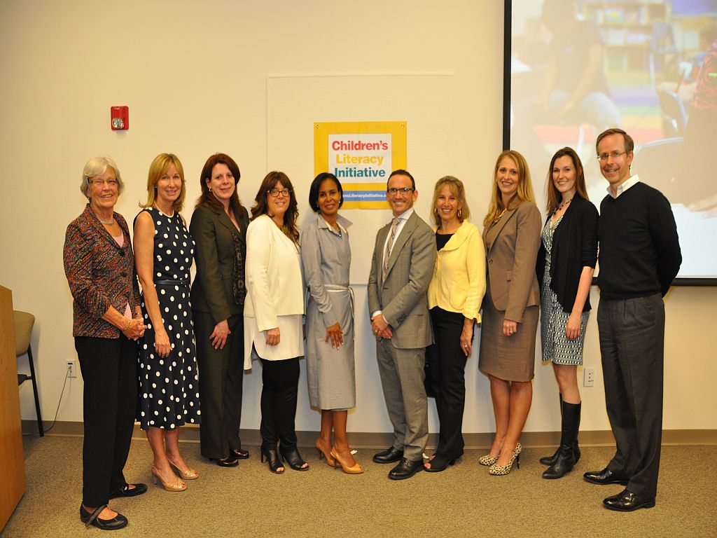 Members of the Board of Children’s Literacy Initiative (CLI), a non-profit organization which trains teachers to achieve literacy education for children in high-poverty, high-minority school districts