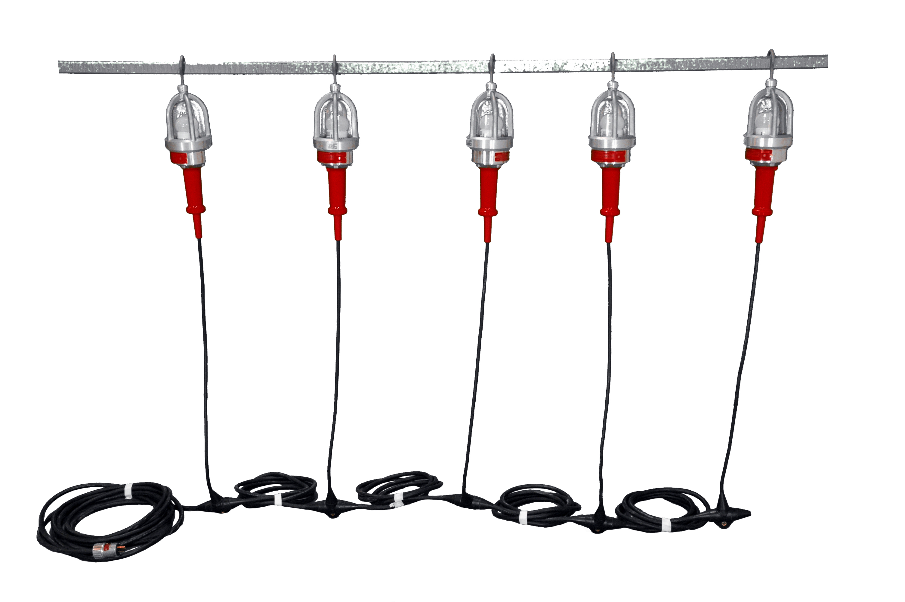 Explosion Proof LED String Light Set with 10 Drop Lights for use in Hazardous Locations