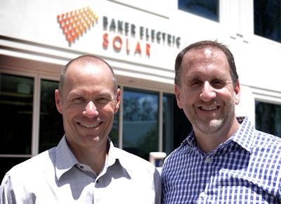 Baker Electric Solar CEO Ted Baker and President Mike Teresso