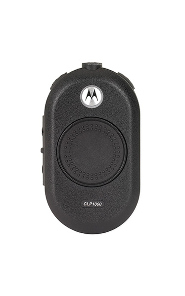The Motorola CLP Series radios are small, light, and include an earpiece that offers more discreet communications.