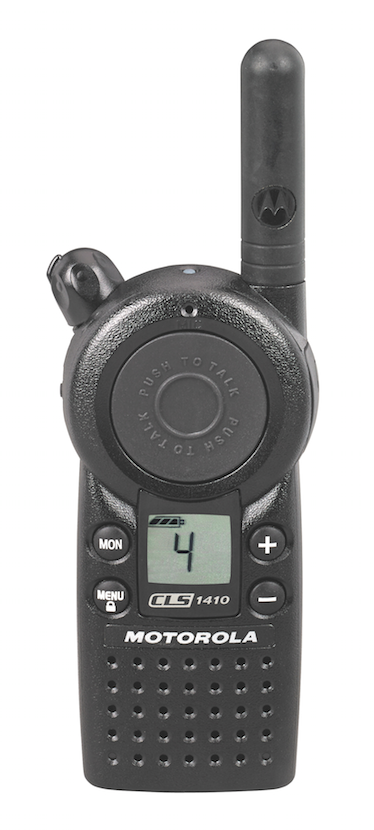 The Motorola CLS Series two-way radios are compact, lightweight, and compatible with a variety of accessories.