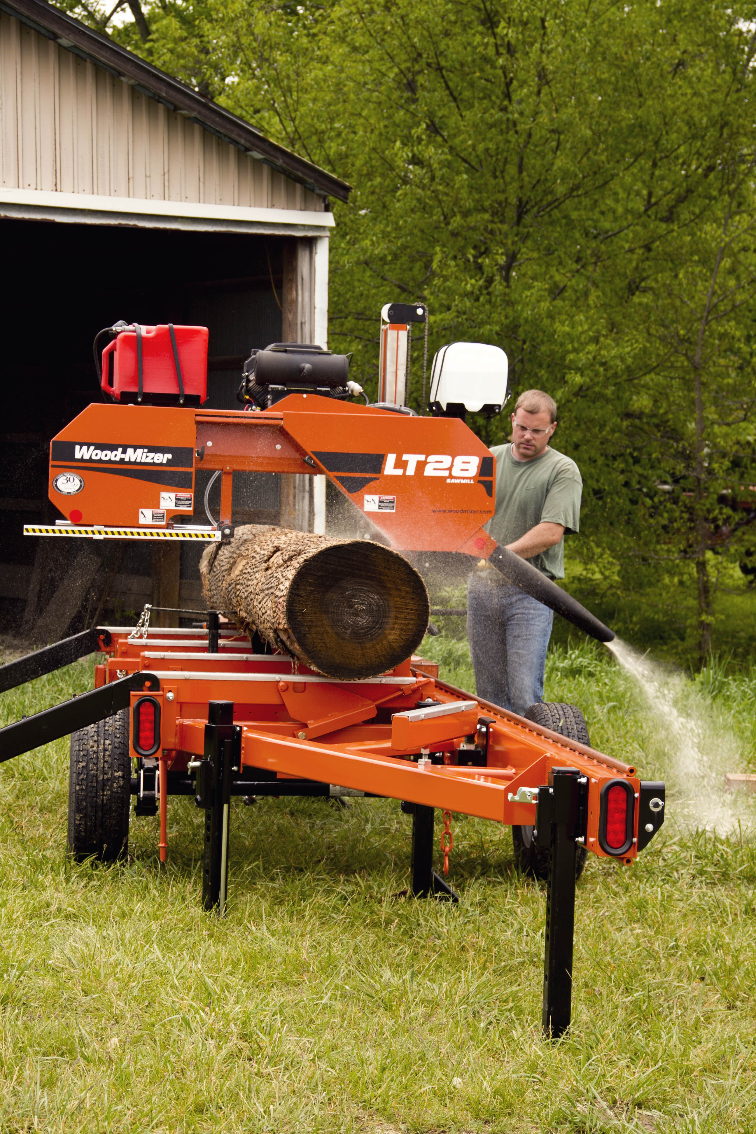 Wood-Mizer sawmills enable hobbyists and professionals to efficiently saw logs into lumber.