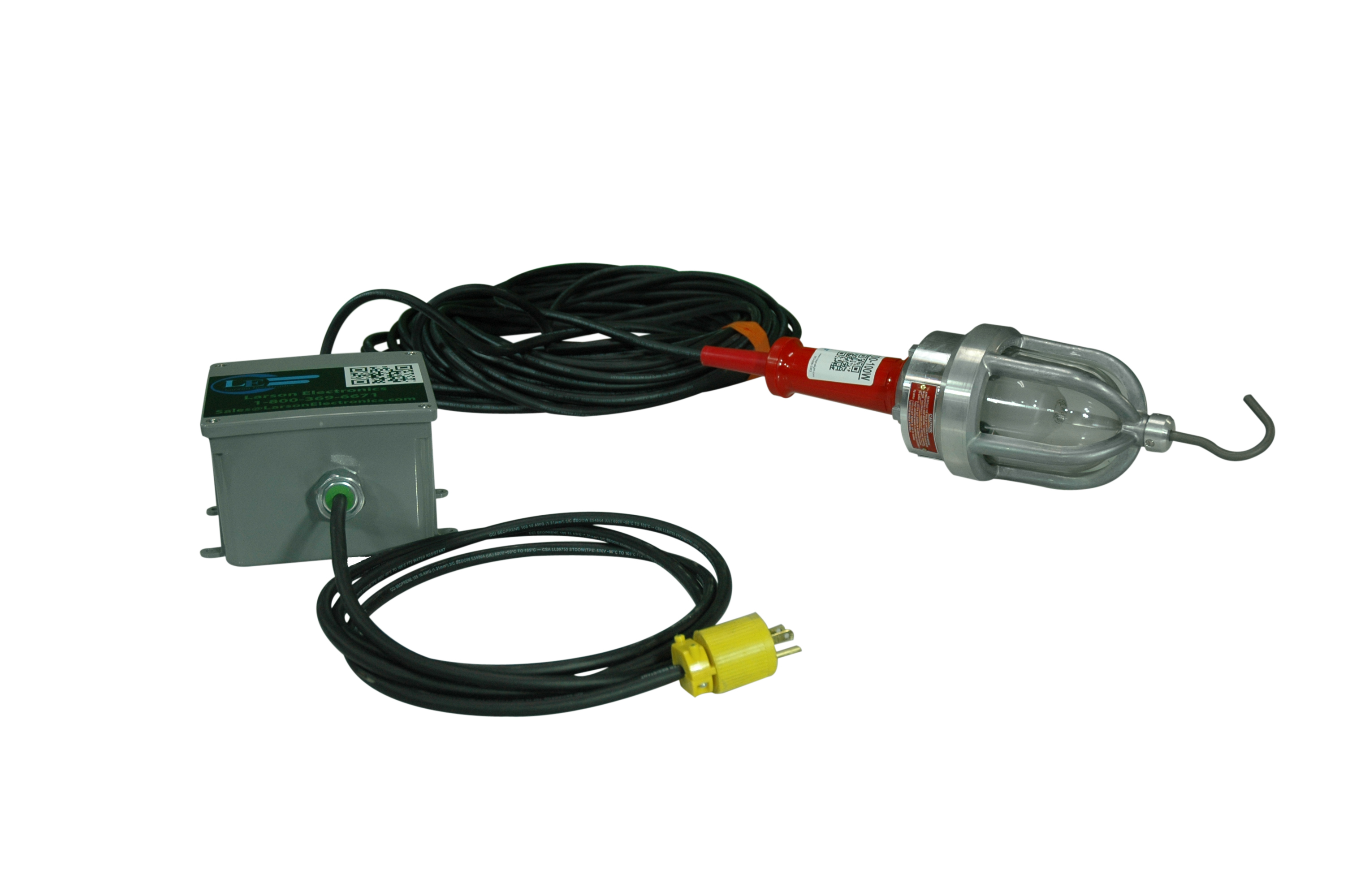 Class 1 Division 1 Explosion Proof Drop Light with Inline Transformer