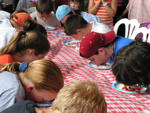 Strawberry Pie Eating Contest