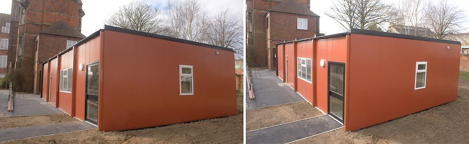 The modular building cost £130,000