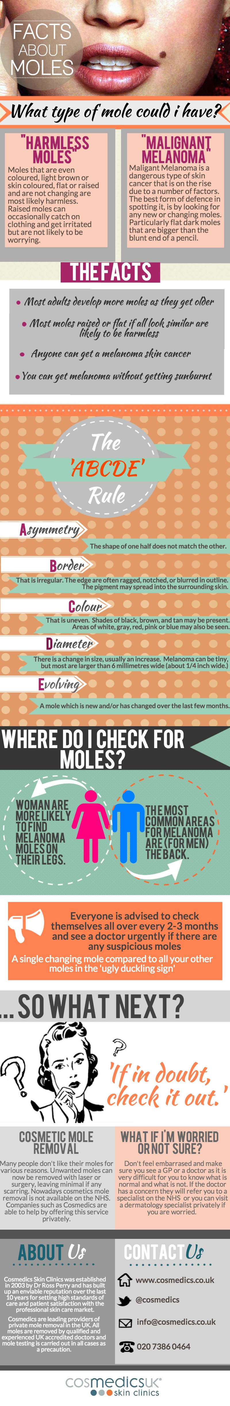 Facts About Moles Infographic