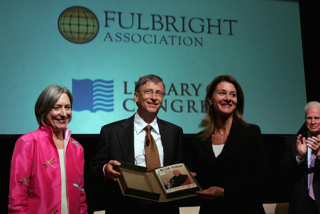 Bill and Melinda Gates, Fulbright Prize recipients in 2010