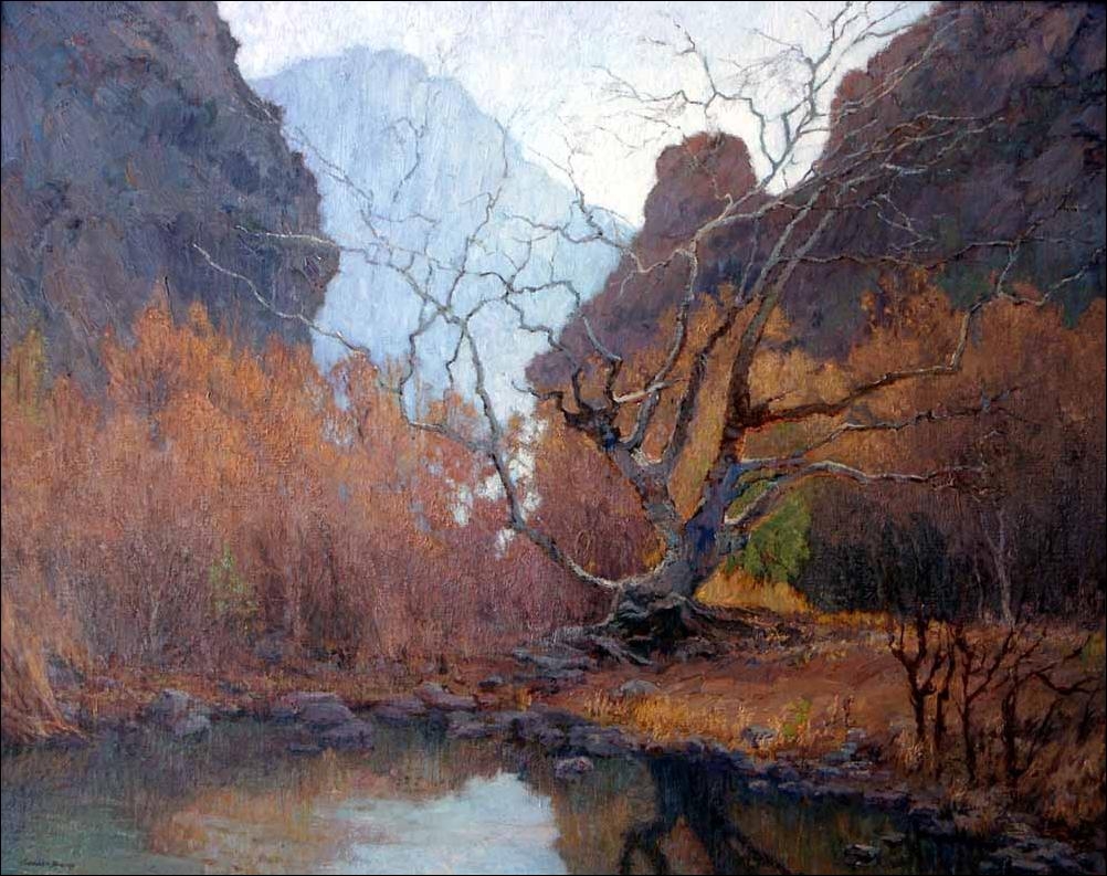 "Tranquil Afternoon," an oil painting by Stephen Mirich, is one of the works on view in the California Art Club exhibition "Empathy for Beauty in the 21st Century" at the Carnegie Art Museum.
