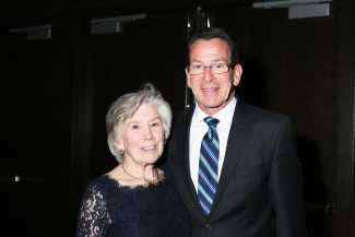 Governor Malloy with Exec. Director Jane Ross
