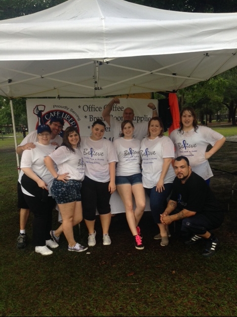 Team Believe/Cafe Liberty Coffee at the 2014 Walk to Cure Arthritis
