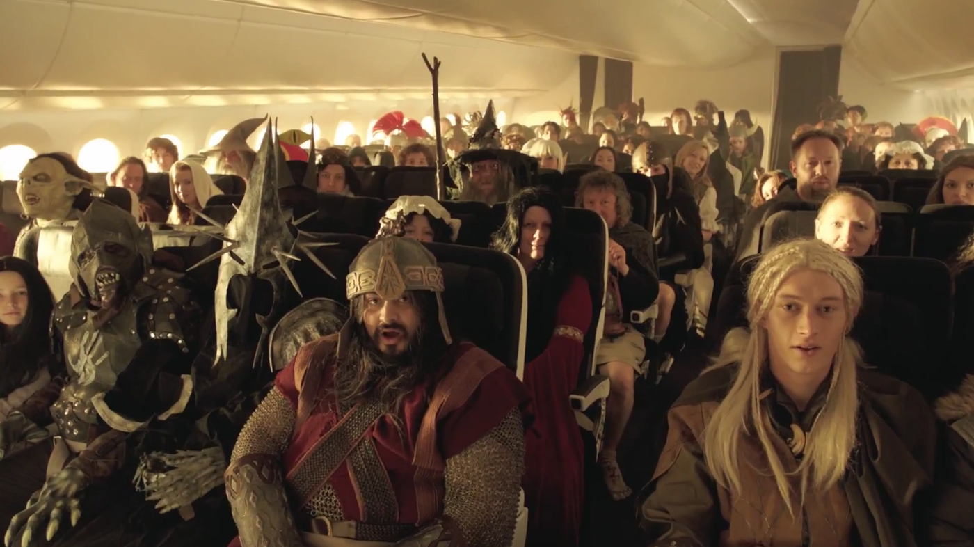 An Unexpected Briefing - Hobbit Style - by Air New Zealand