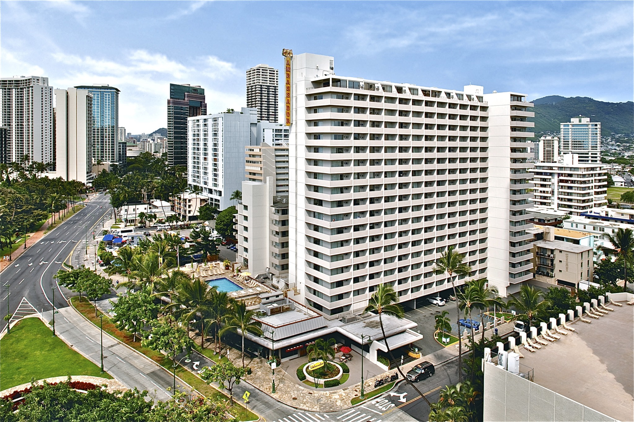 Ambassador Hotel Waikiki Beach is an ideally located Waikiki Hotel.