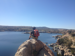 B2B Resident apprecaited the view on an outdoor adventures trip to Granite Dells in Prescott, AZ.