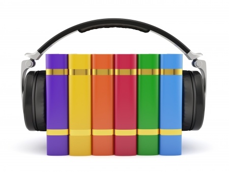 Audiobooks being recorded by professional talent online