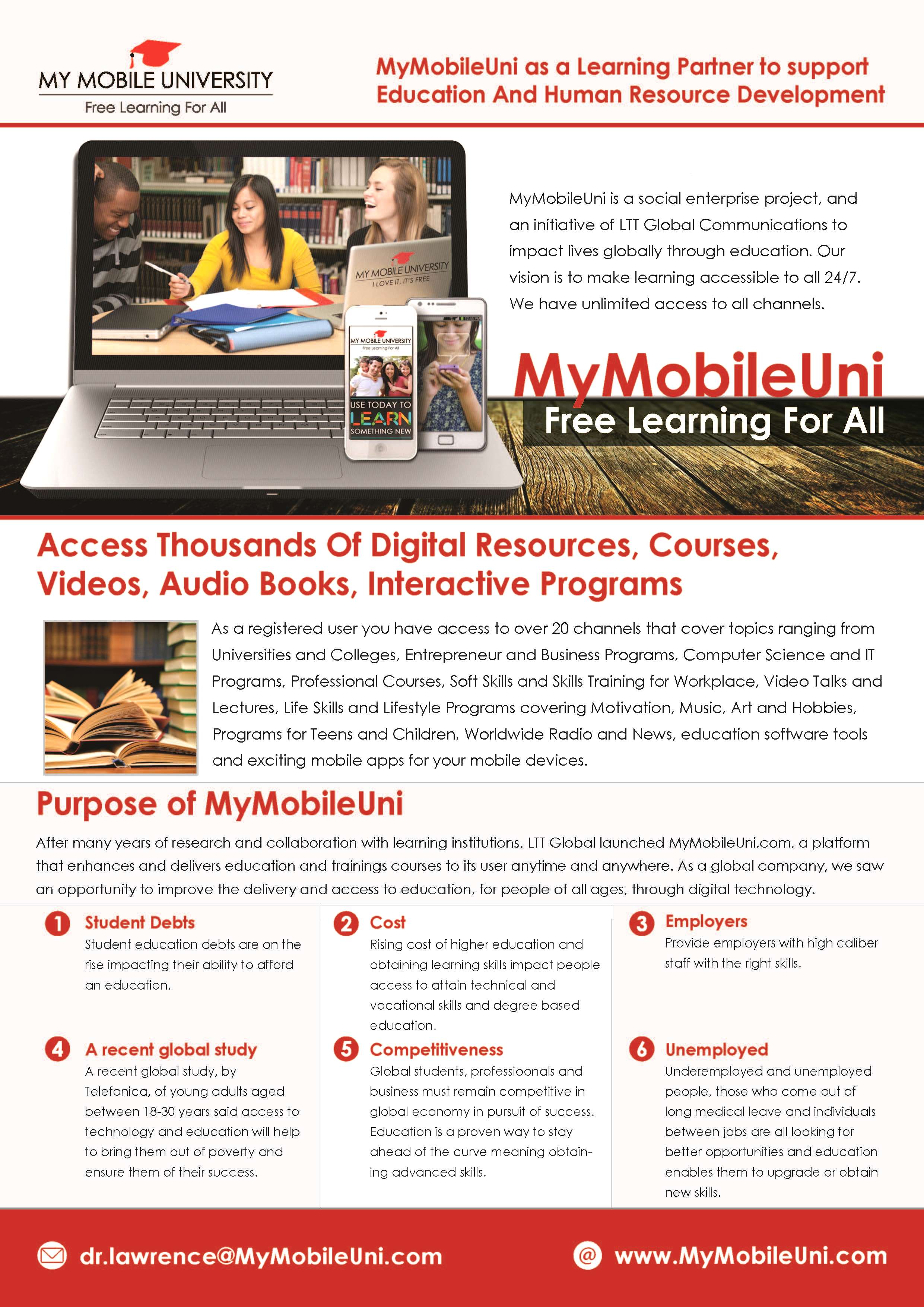 My Mobile University Brochure