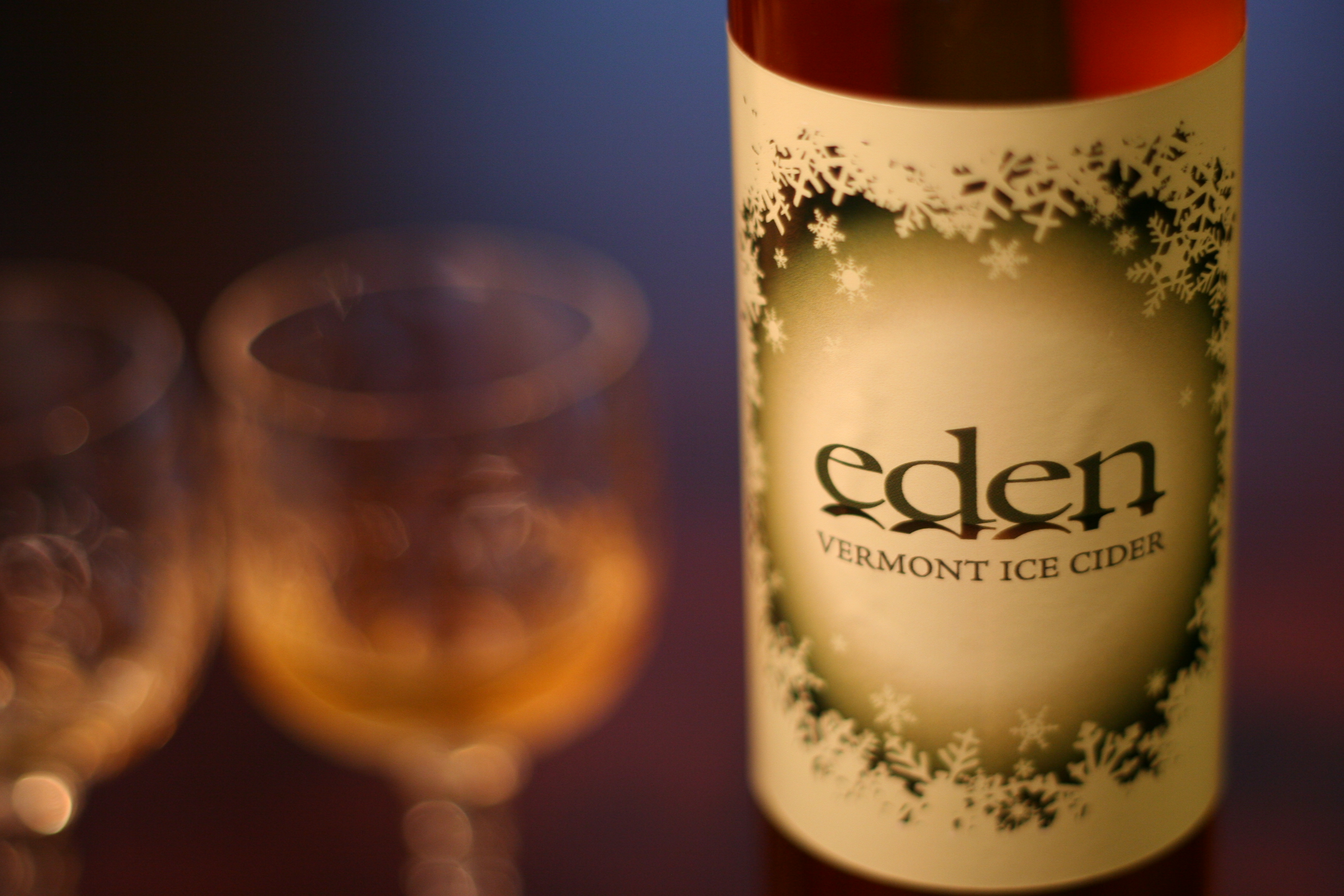 Eden Ice Cider makes a beautiful dessert offering