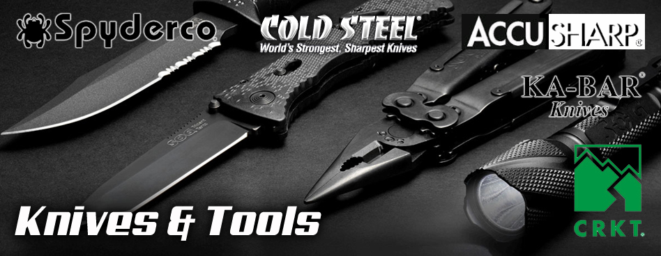 Best Selection of Tactical Knives - 5.11 Tactical, Cold Steel, CRKT, Emerson, KABAR, Kershaw, SOG, Spyderco..