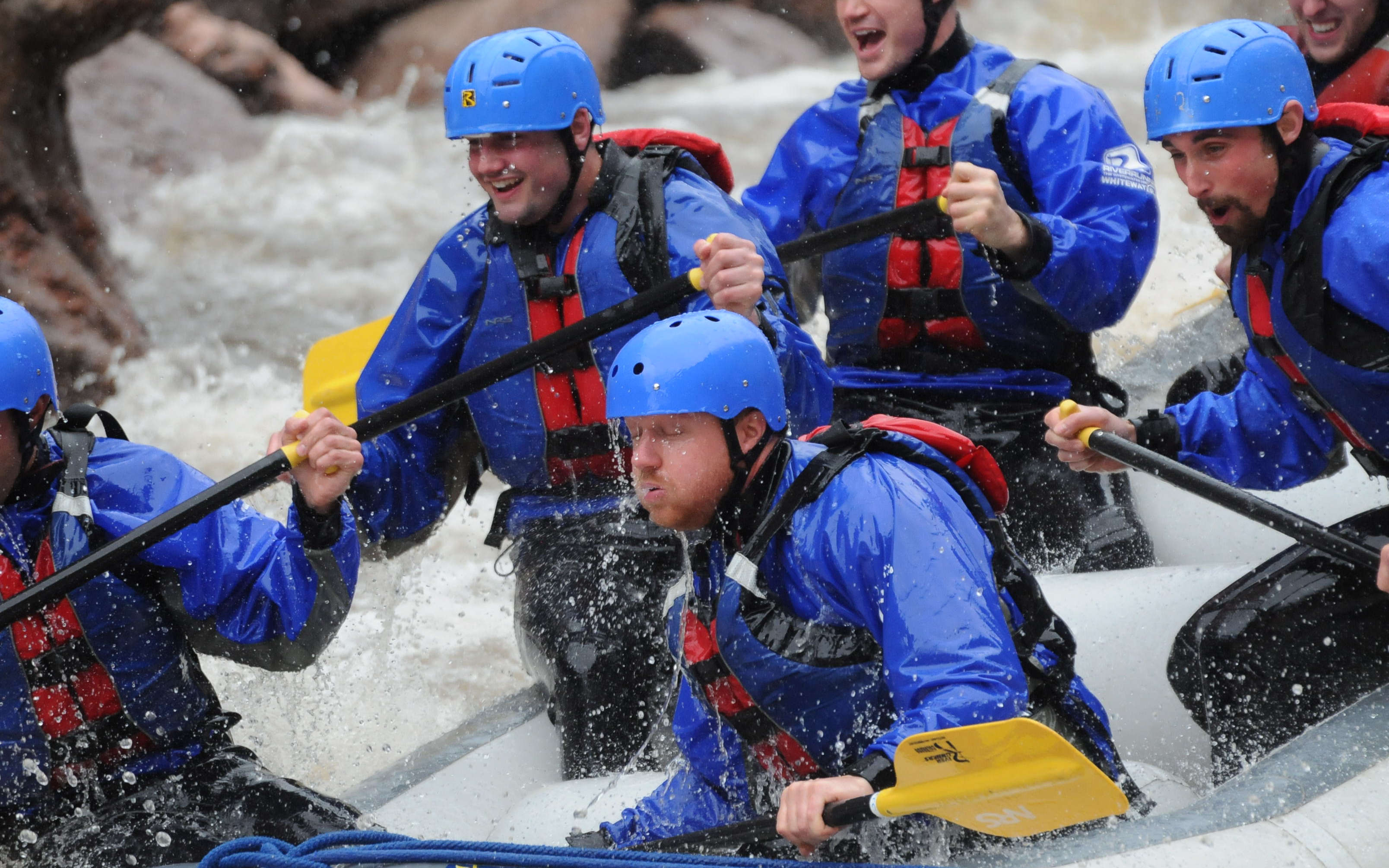 Whitewater rafting the Royal Gorge of the Arkansas River.
