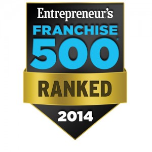 A Franchise 500 recipient and Top Franchise of 2014