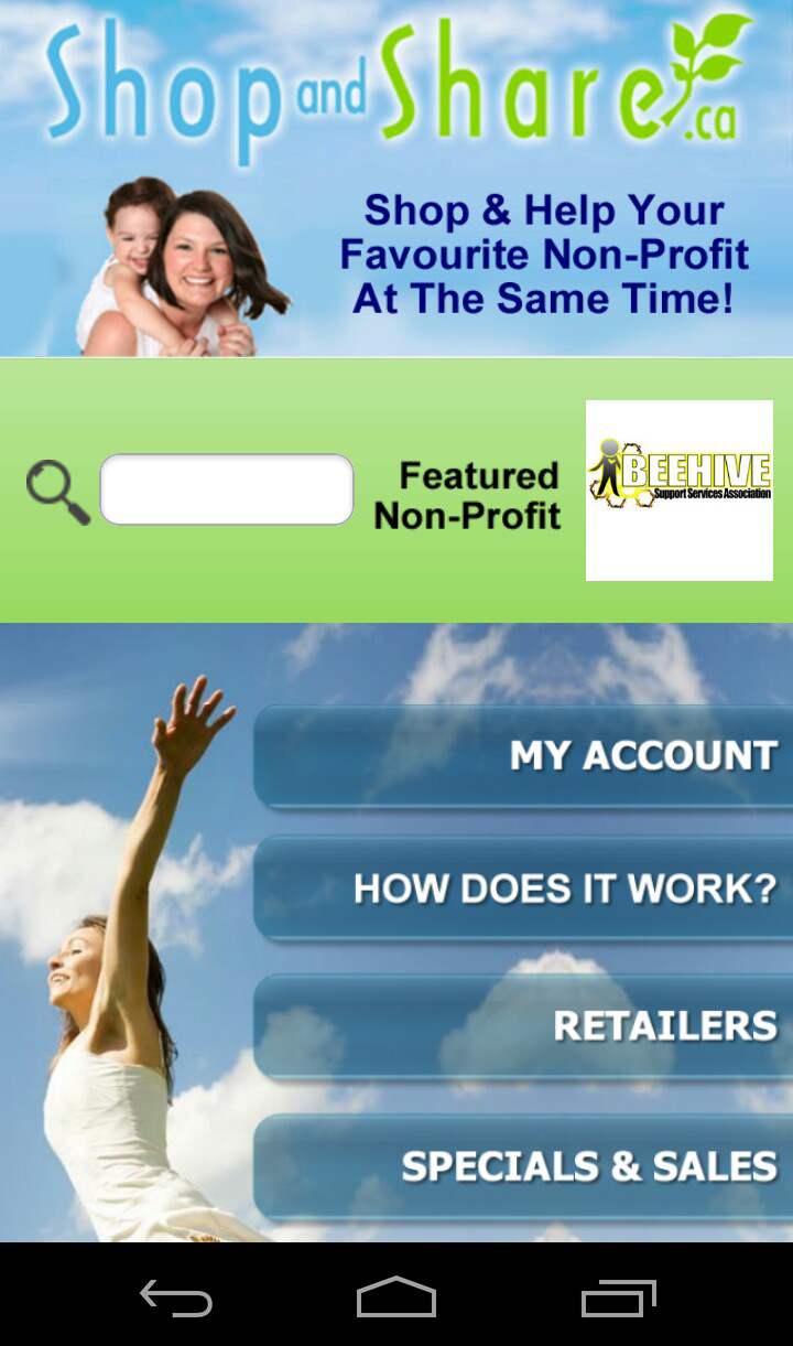ShopandShare.ca Mobile Site