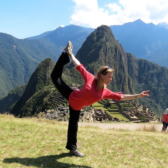 Yoga at Machu Picchu