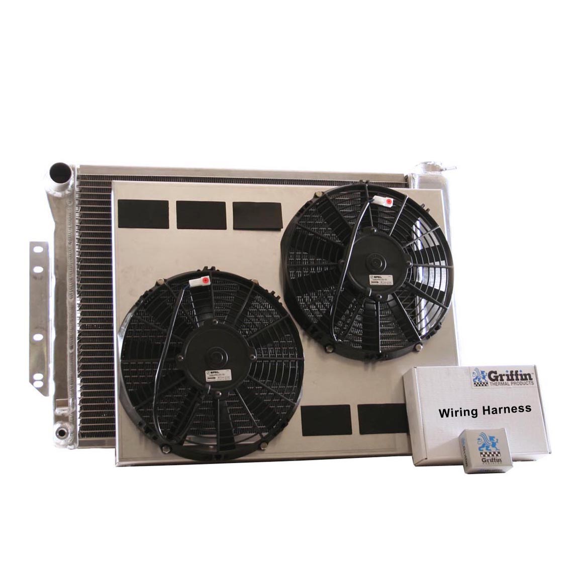 Griffin Direct-Fit Radiator Combo for 1967-69 Camaro and Firebird