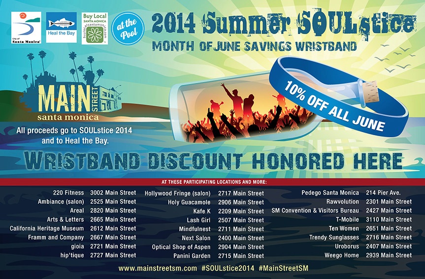 2014 SOULstice Wristband Discount Honored Here