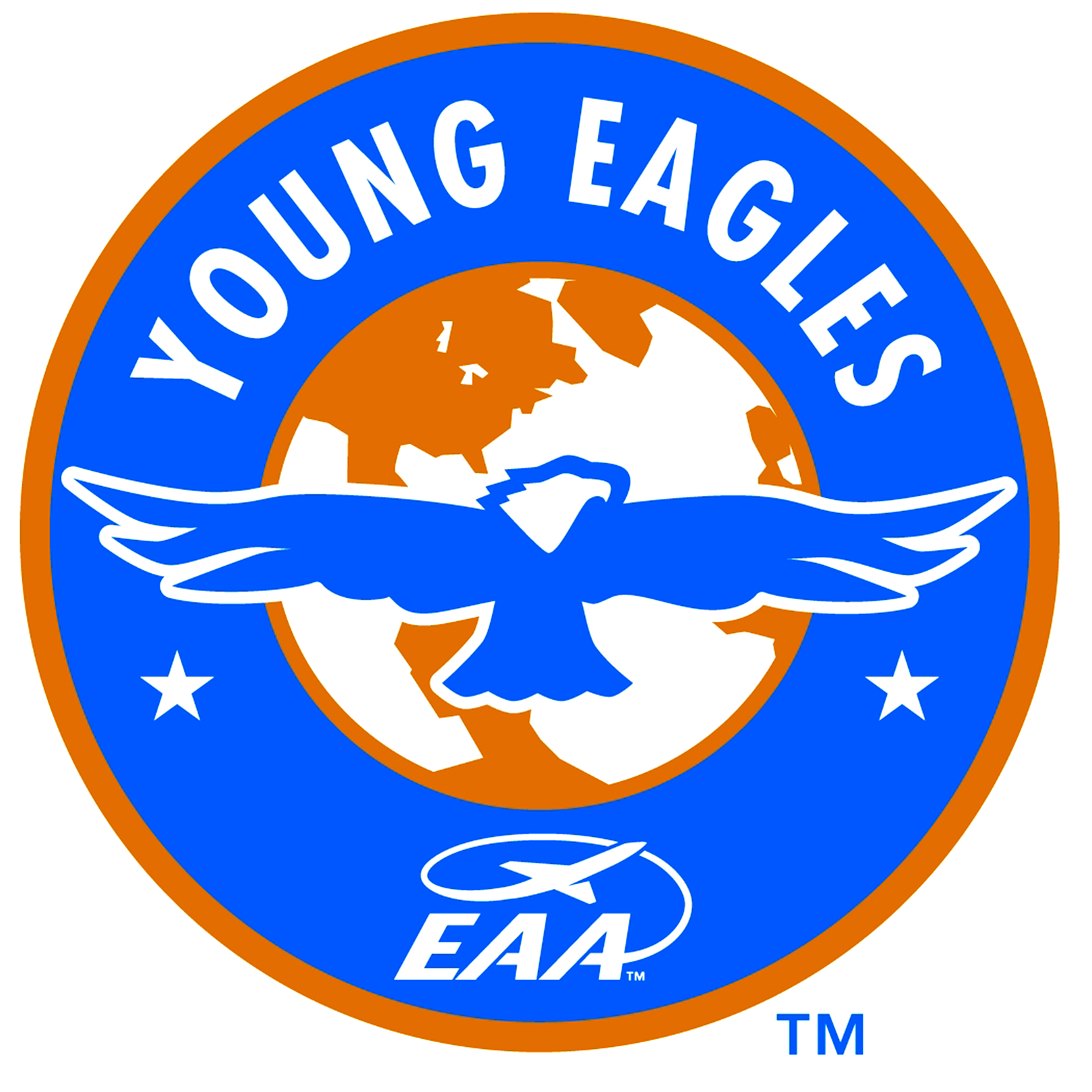 EAA Young Eagles program logo (logo trademarked by Experimental Aircraft Association).
