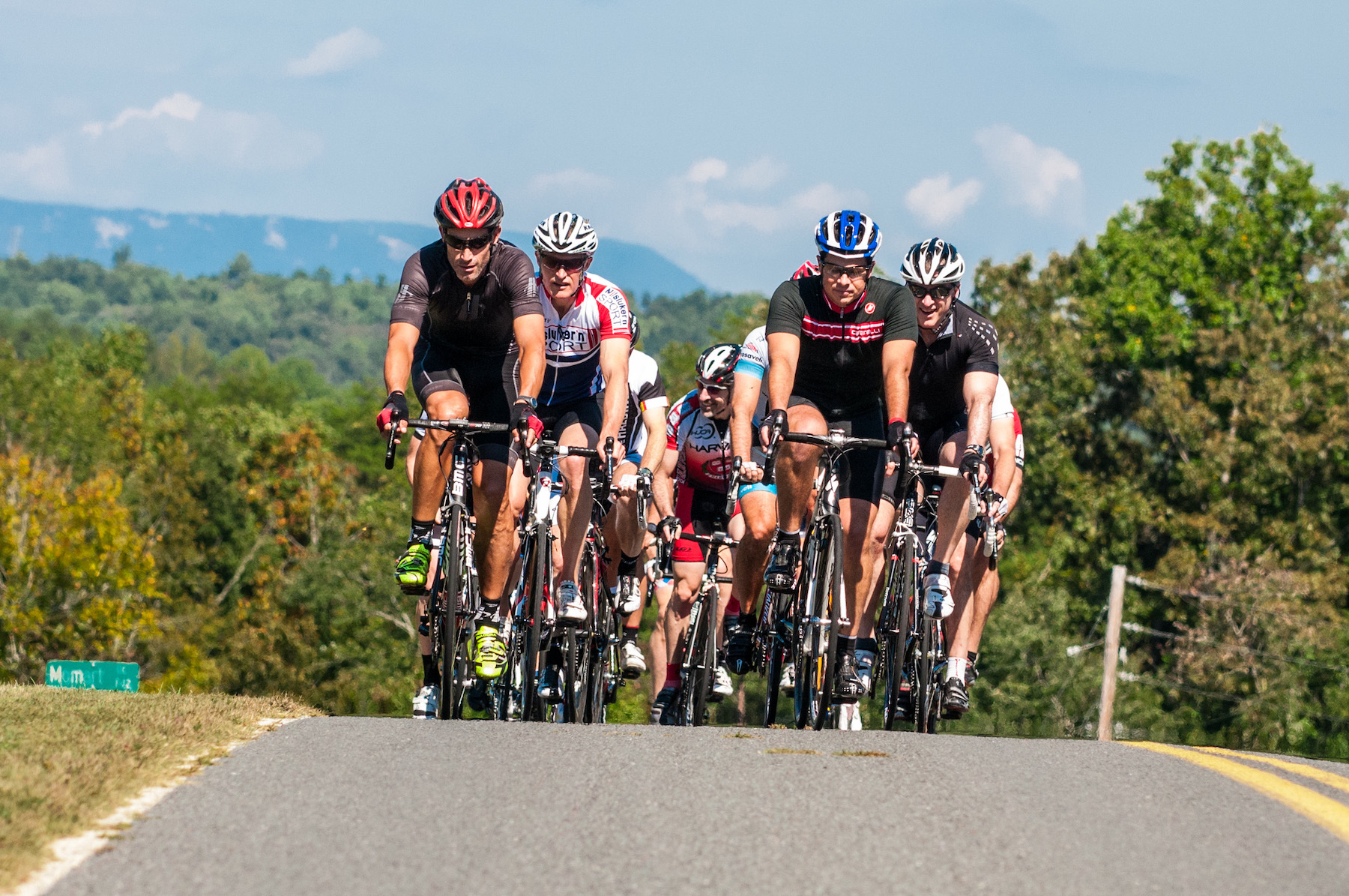 George Hincapie and riders