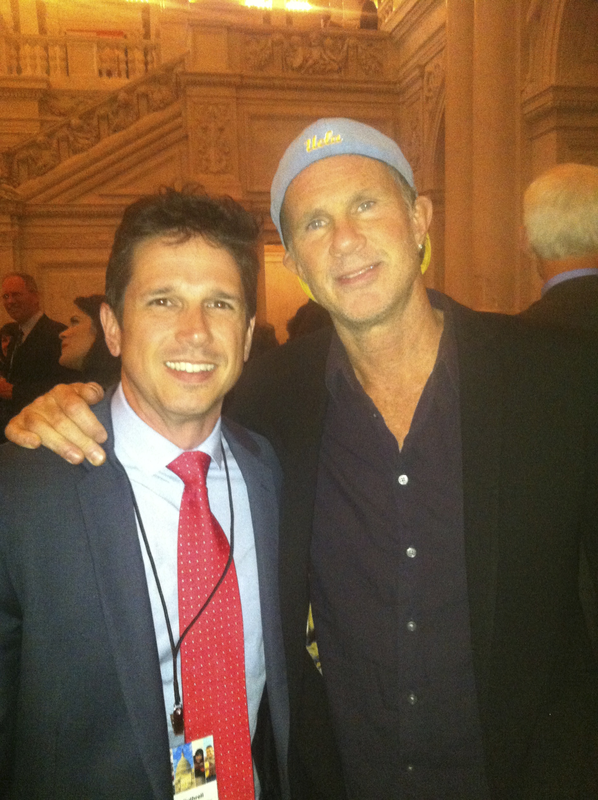 Bill Chad and Chad Smith Red Hot Chili Peppers in DC