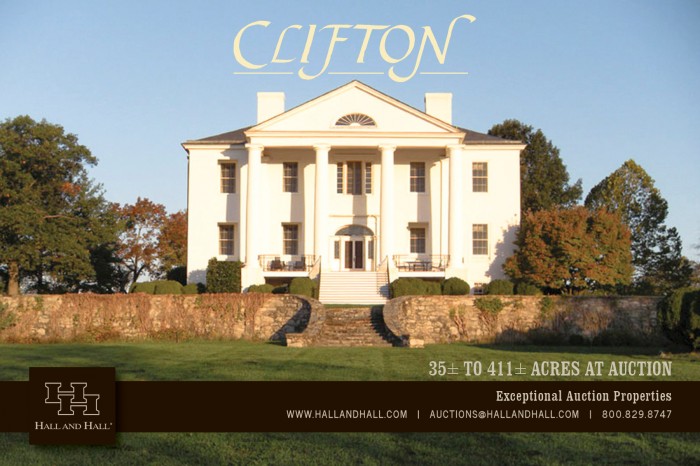 Clifton was once part of an estate owned by Warner Washington I, first cousin to George Washington.