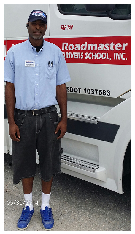 Roadmaster Drivers School CDL Instructor, Mr. Anthony Marshall, a true hero of the highway!