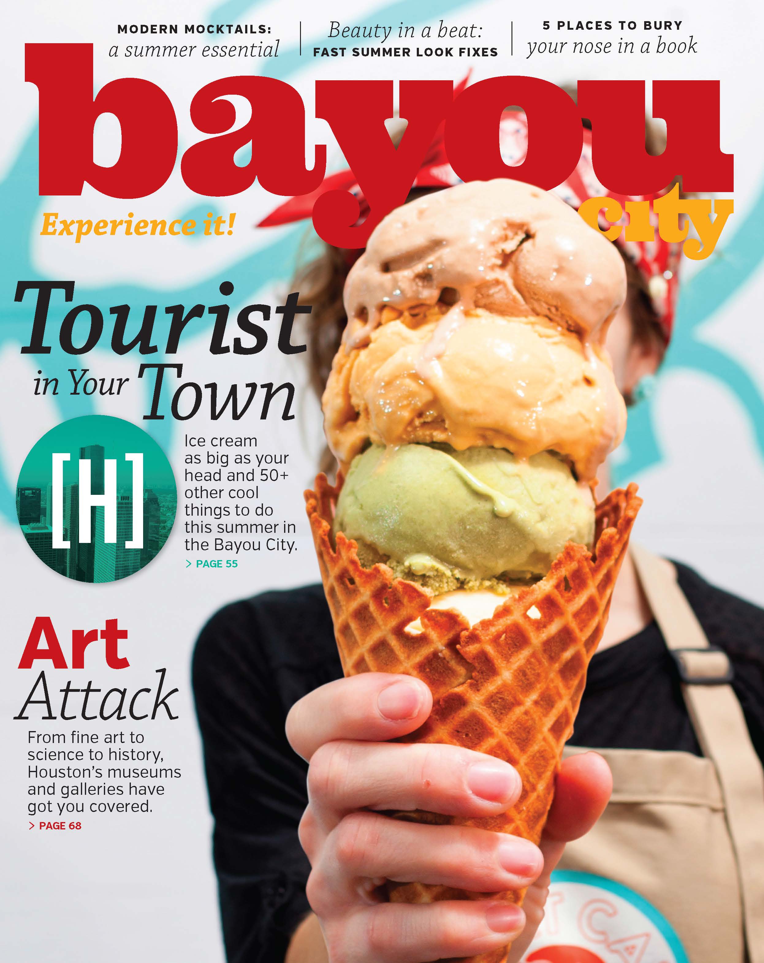 Bayou City Magazine June/July Tourist in Your Town Issue