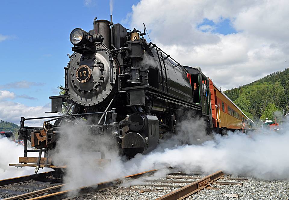 The Hammond Lumber Company Engine #17 at Mt. Rainier Scenic Railroad & Museum Photo Courtesy Anthony Koopman