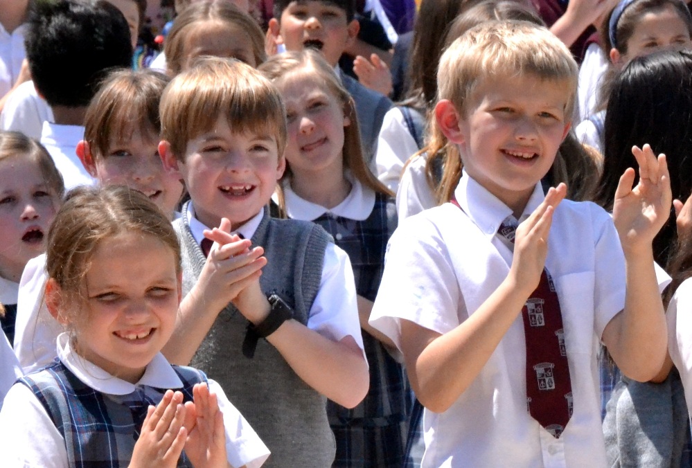 Everest Academy students greet the anticipated pilgrimage with joy!