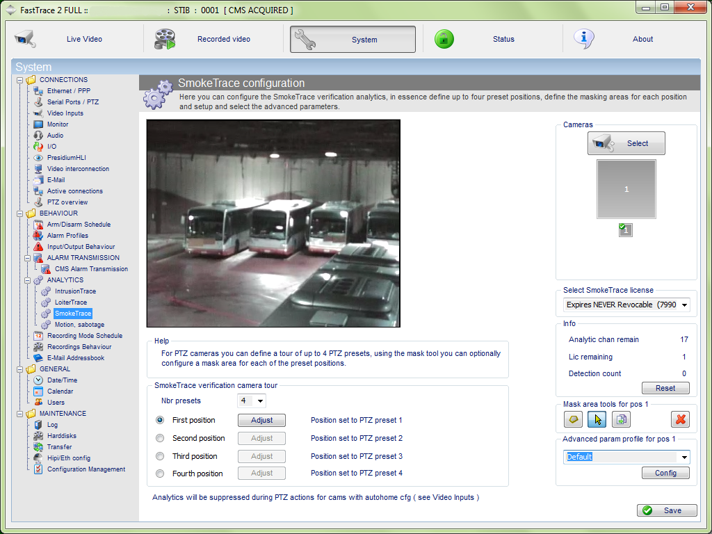 Xtralis SmokeTrace Application