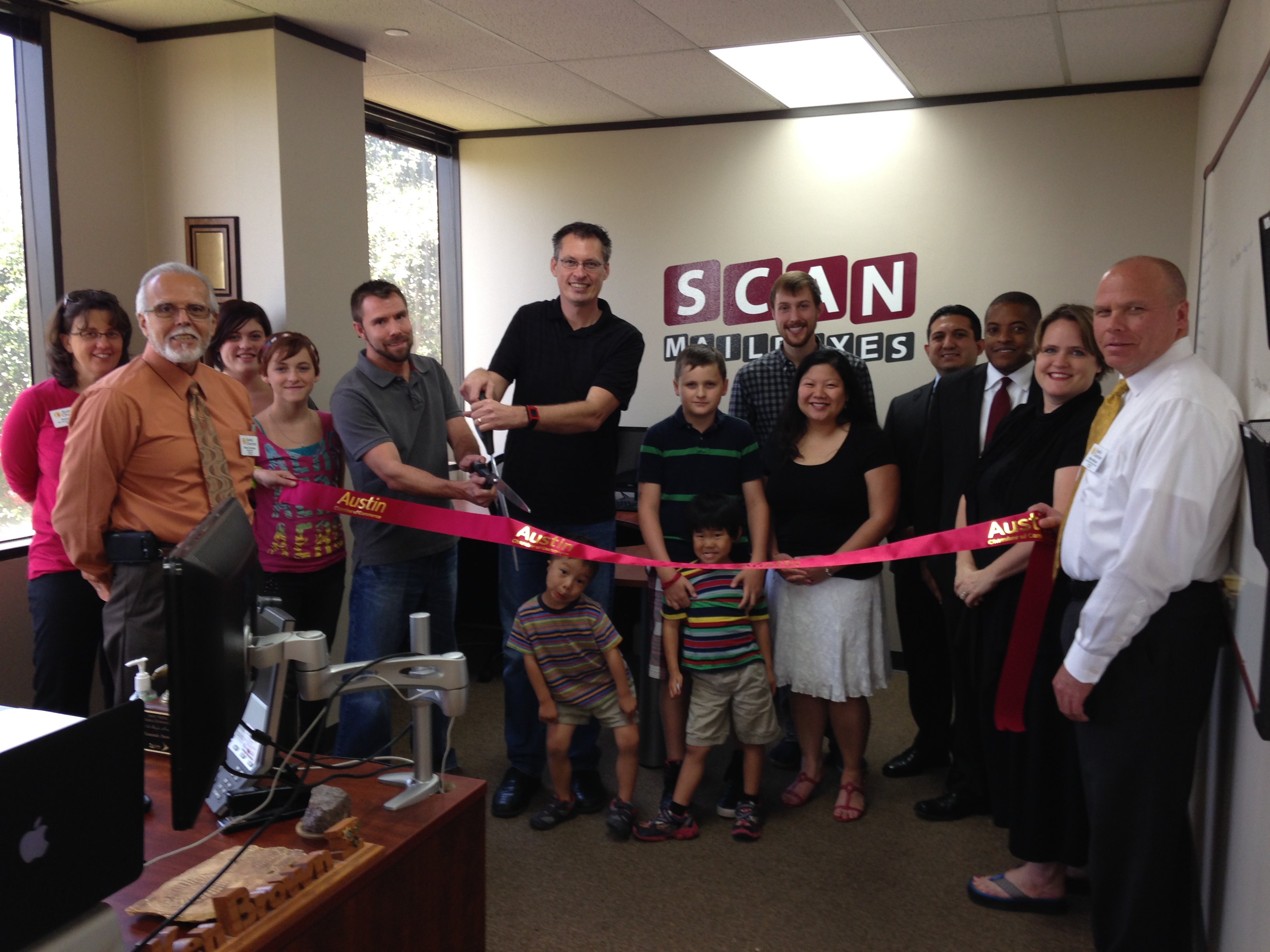 Ribbon cut with the Austin Chamber of Commerce