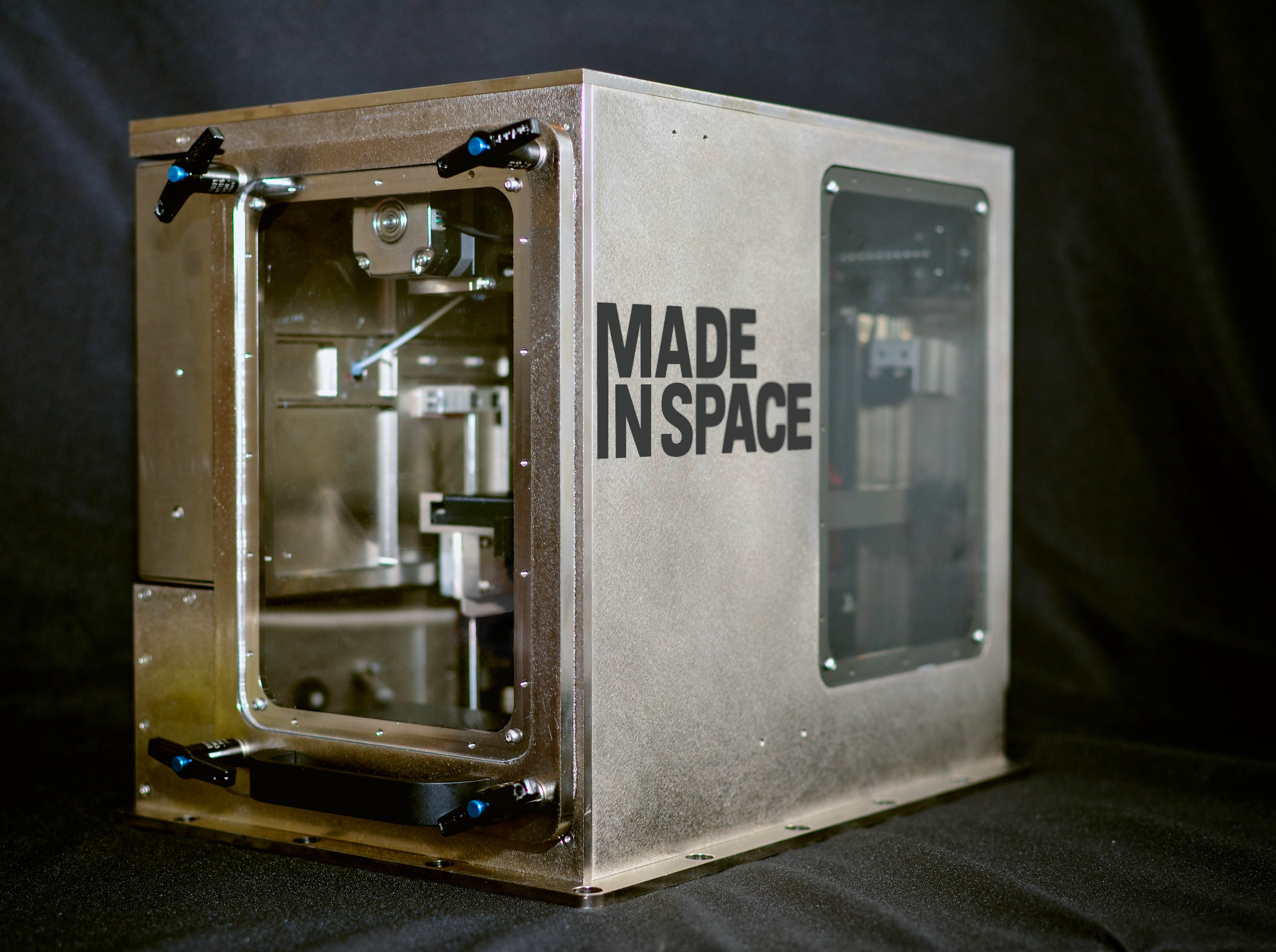 The Made In Space 3D printer will be the first manufacturing device ever used off Earth. It will be installed in the International Space Station to print a series of test items in 2014.