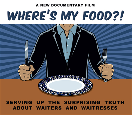 "Where's My Food?!" documentary film logo