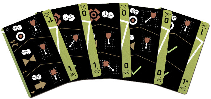 Action cards walk you through the entire turn, providing all the information in one place.