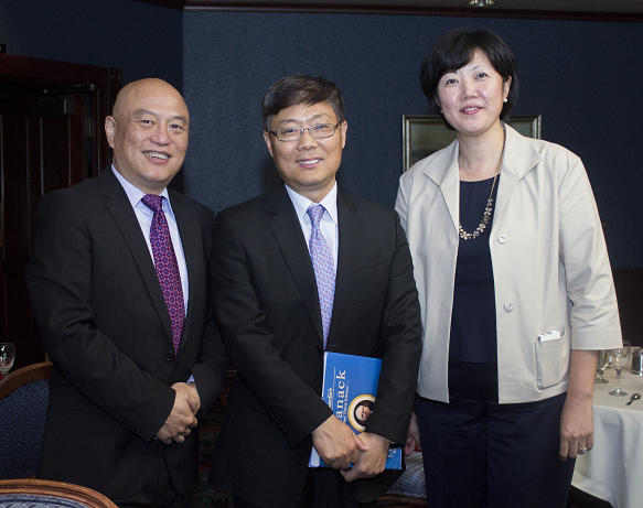 Chinese Ambassador Consul General Liu, Solarmax Technology Inc