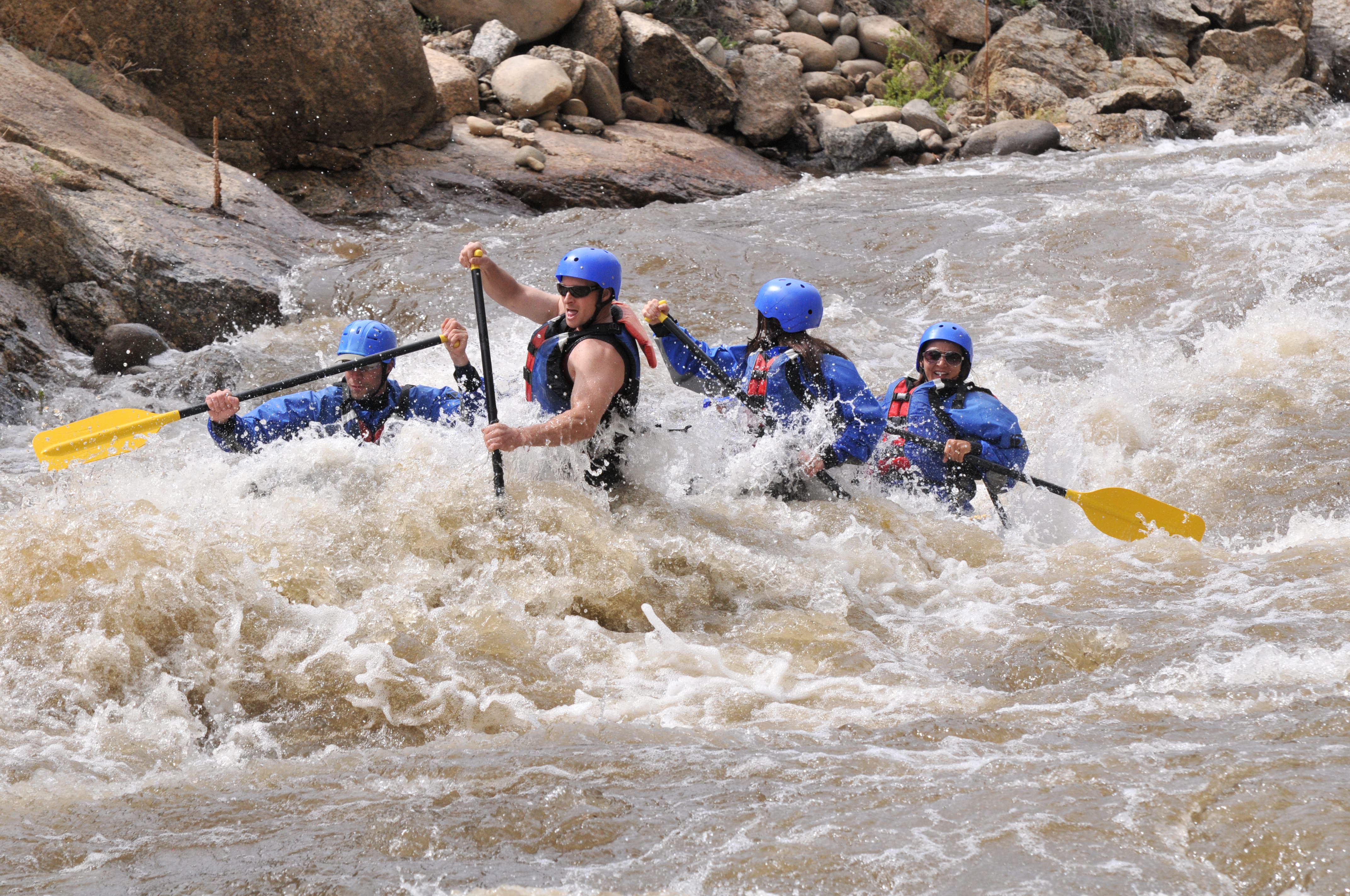 The Royal Gorge is open for commercial raft trips.
