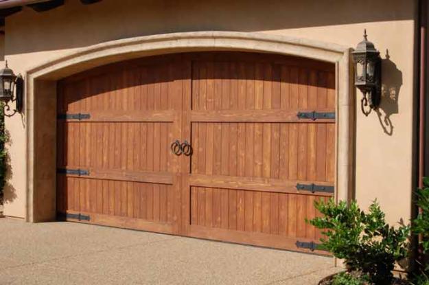 Beautiful Wood Garage Door