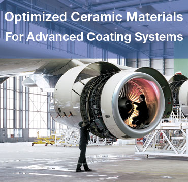 Oerlikon Metco produces optimized ceramic materials strategically designed to enhanced surface properties. For example, thermal spray abradable materials used for clearance control coatings.