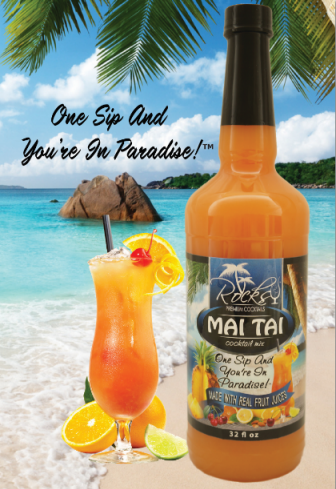 This blend of lush tropical fruit juices combined with subtle hints of ripe cherry and sweet almond will send cocktail lovers on a sensory getaway to the islands!
